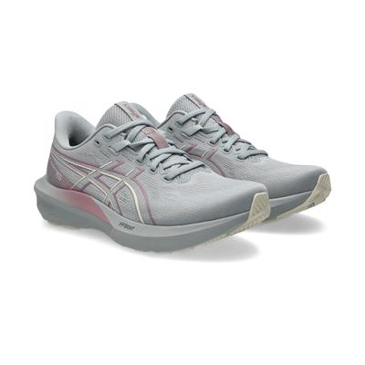 Laufschuh ASICS "GT-1000 15", Damen, Gr. 42, piedmont grau, taro lila, Synthetik, Schuhe Laufschuh, für mehr Stabilität