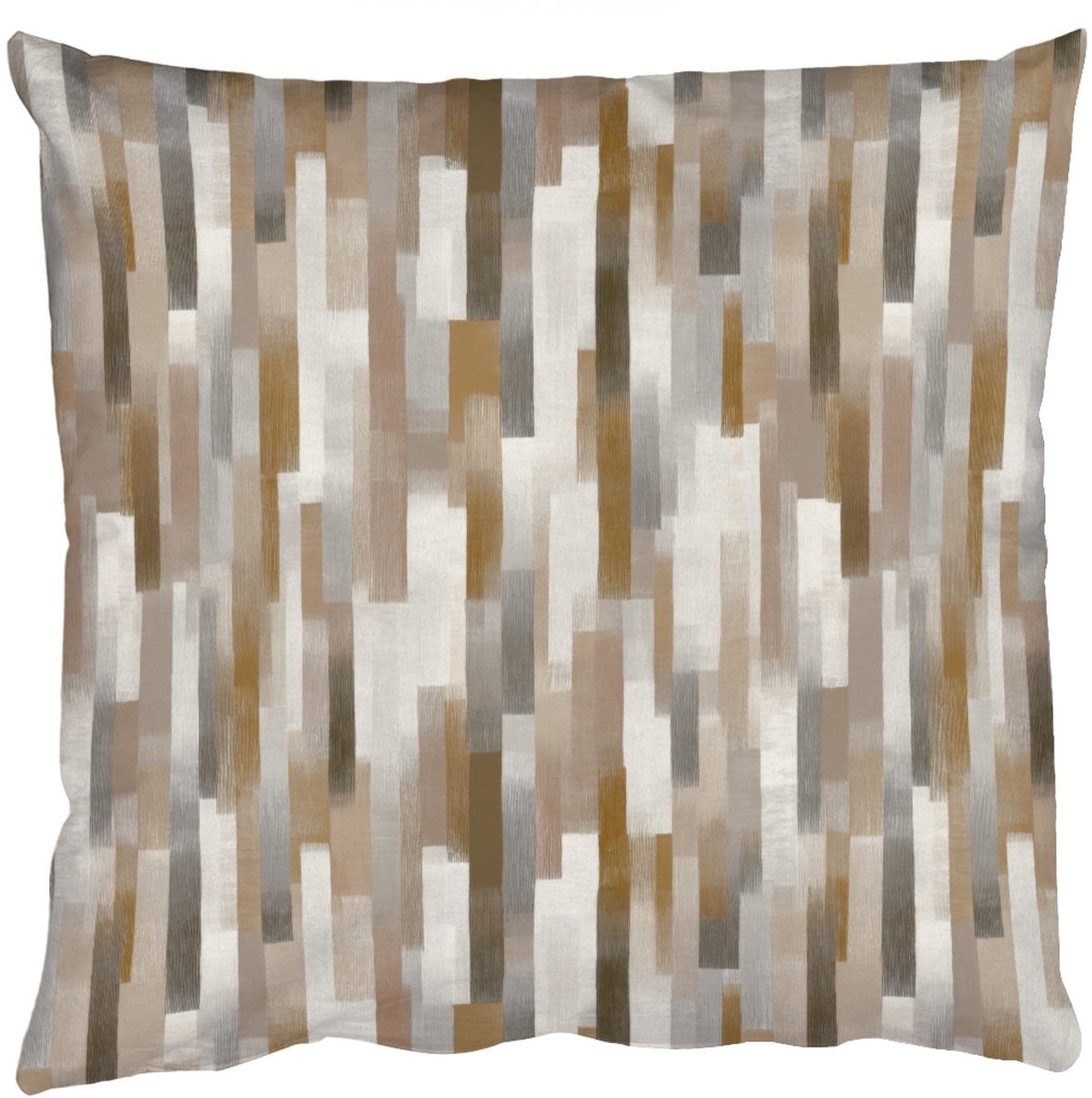 PillowMonkey Sierenkussen Abstract Patroon met Kwaststreken - 60 x 60 cm