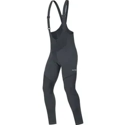 GORE WEAR GORE® C3 GORE® WINDSTOPPER® Trägerhose+, Größe L in Schwarz Schwarz