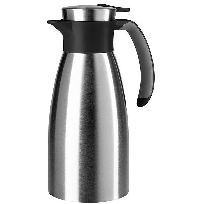 emsa Isolierkanne SOFT GRIP silber, schwarz 1,0 l
