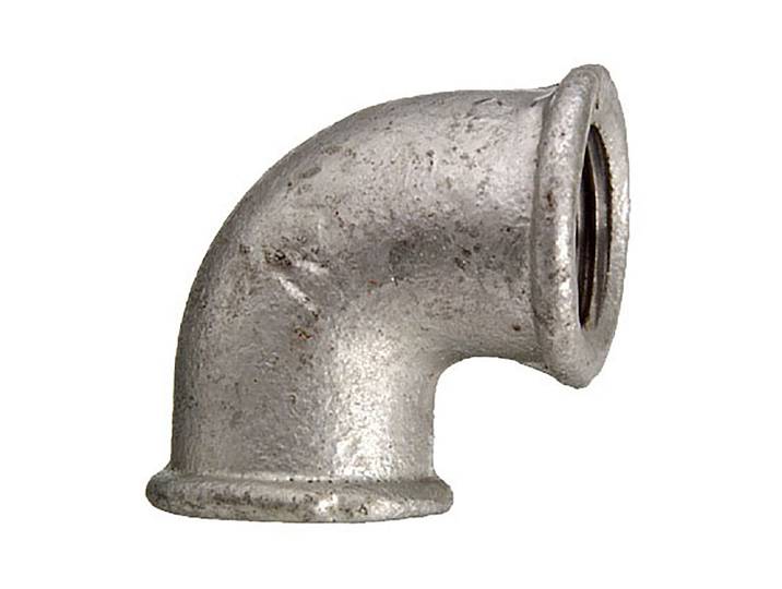 Cornat Temperguss-Winkel verzinkt Innengewinde 3/8 90°