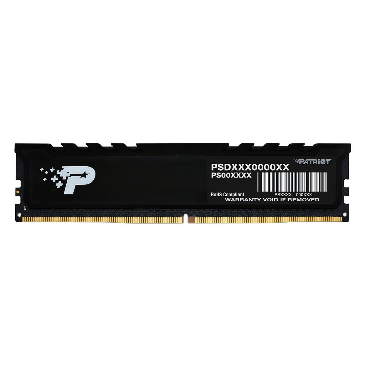 Patriot Signature Premium 8GB DDR5 5600MHz / DIMM / CL46 / 1,1V (1 x 8GB, 5600 MHz, DDR5-RAM, DIMM) (PSP58G560082H1)