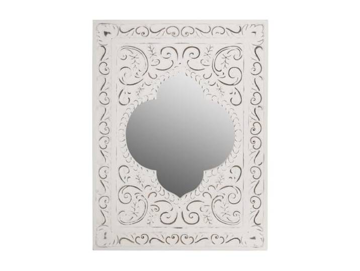 My Flair Wandspiegel Felicitas – Shabby Chic Hängespiegel weiß