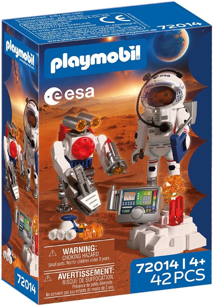 Playmobil Astronauta de la ESA con robot .