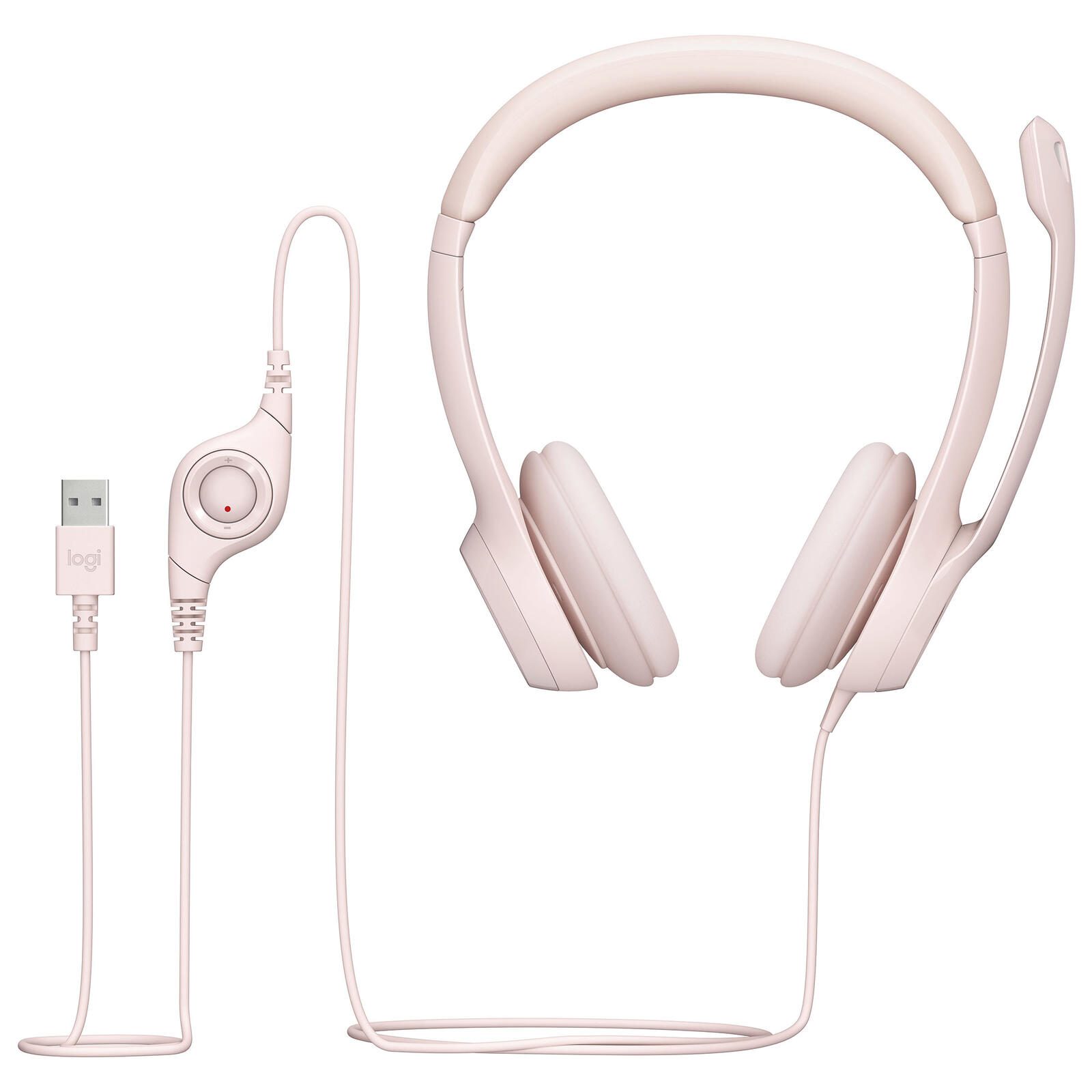 Logitech USB-Headset H390 rosa 981-001281