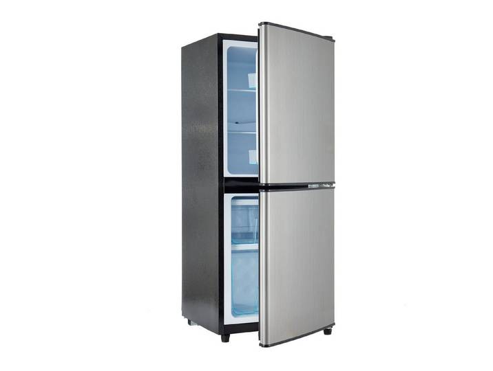 Blossom Kühl-/Gefrierkombination BCD-106W, 102 cm hoch, 42.5 cm breit, LED-Beleuchtung, 7 Temperaturstufen, Energieklasse E, Gefrier/Kühl