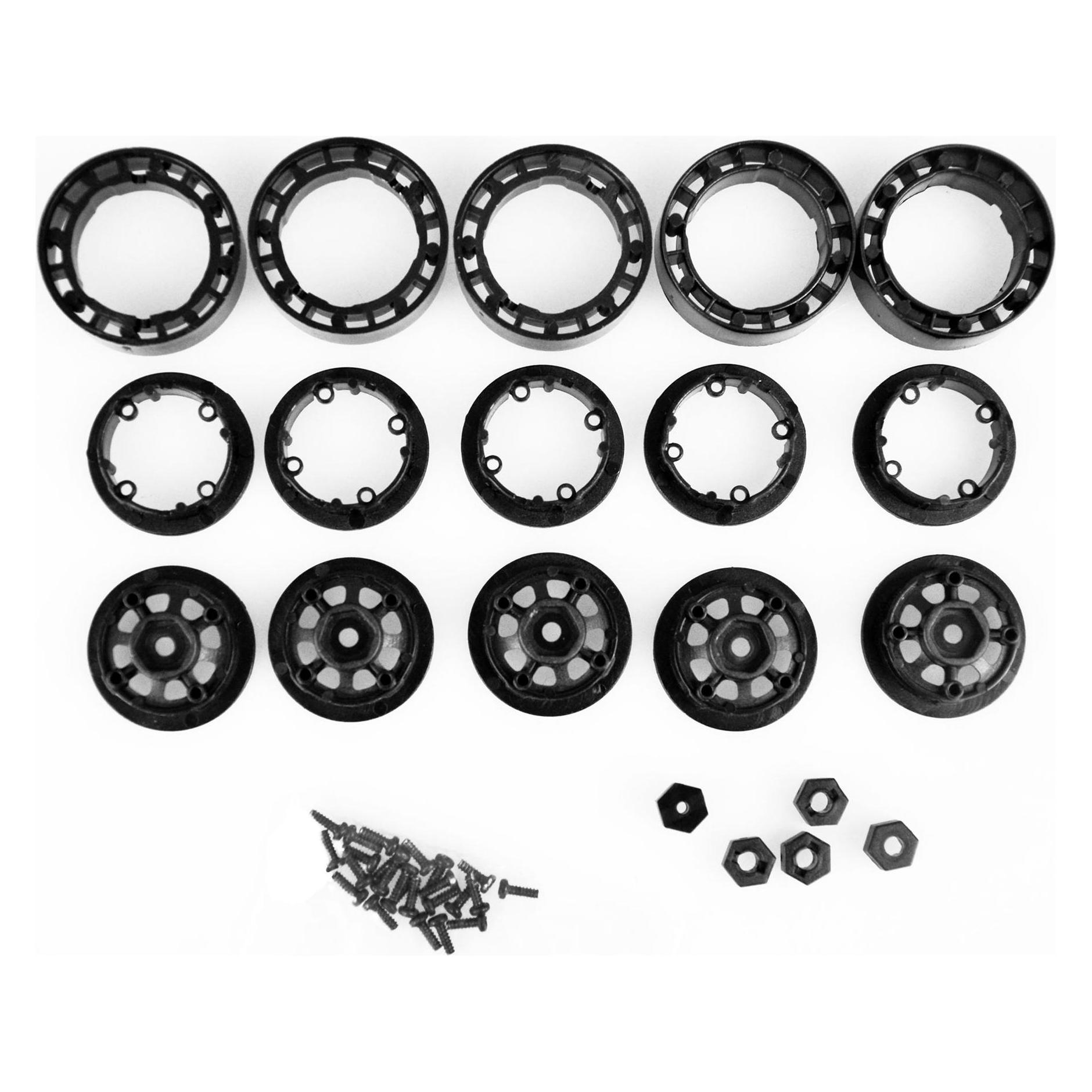 Amewi AM18 Bead Lock Felgen Set schwarz (39883778)