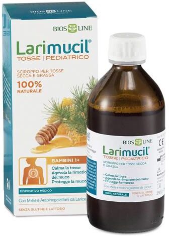 Larimucil Tosse Bambini Sciroppo Tosse Secca e Grassa 175 ml