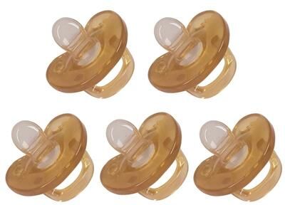 Uplifted Goods Ergonomic Silicone Pediatric Soothing Shield 5pcs