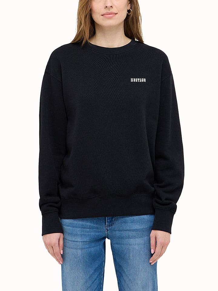 Mustang Sweatshirt in Schwarz - M