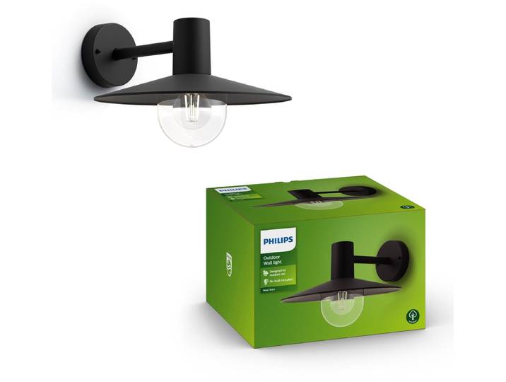 Philips Skua buitenwandlamp - zwart