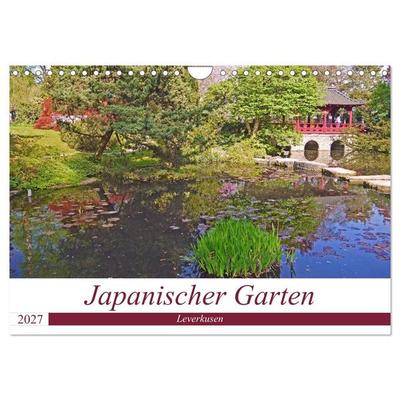 Japanischer Garten Leverkusen (Wandkalender 2027 DIN A4 quer), CALVENDO Monatskalender