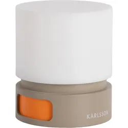 Karlsson, Wecker, Wecker-Ständerlampe mit LED, warmgrau