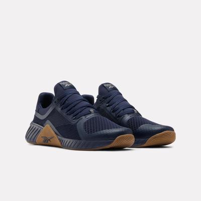 Trainingsschuh REEBOK "FLIP CHARGE", Herren, Gr. 40, blau (vector navy, grau 4, reebok lee 3), Schuhe, ideal für Gym und Fitnessstudio