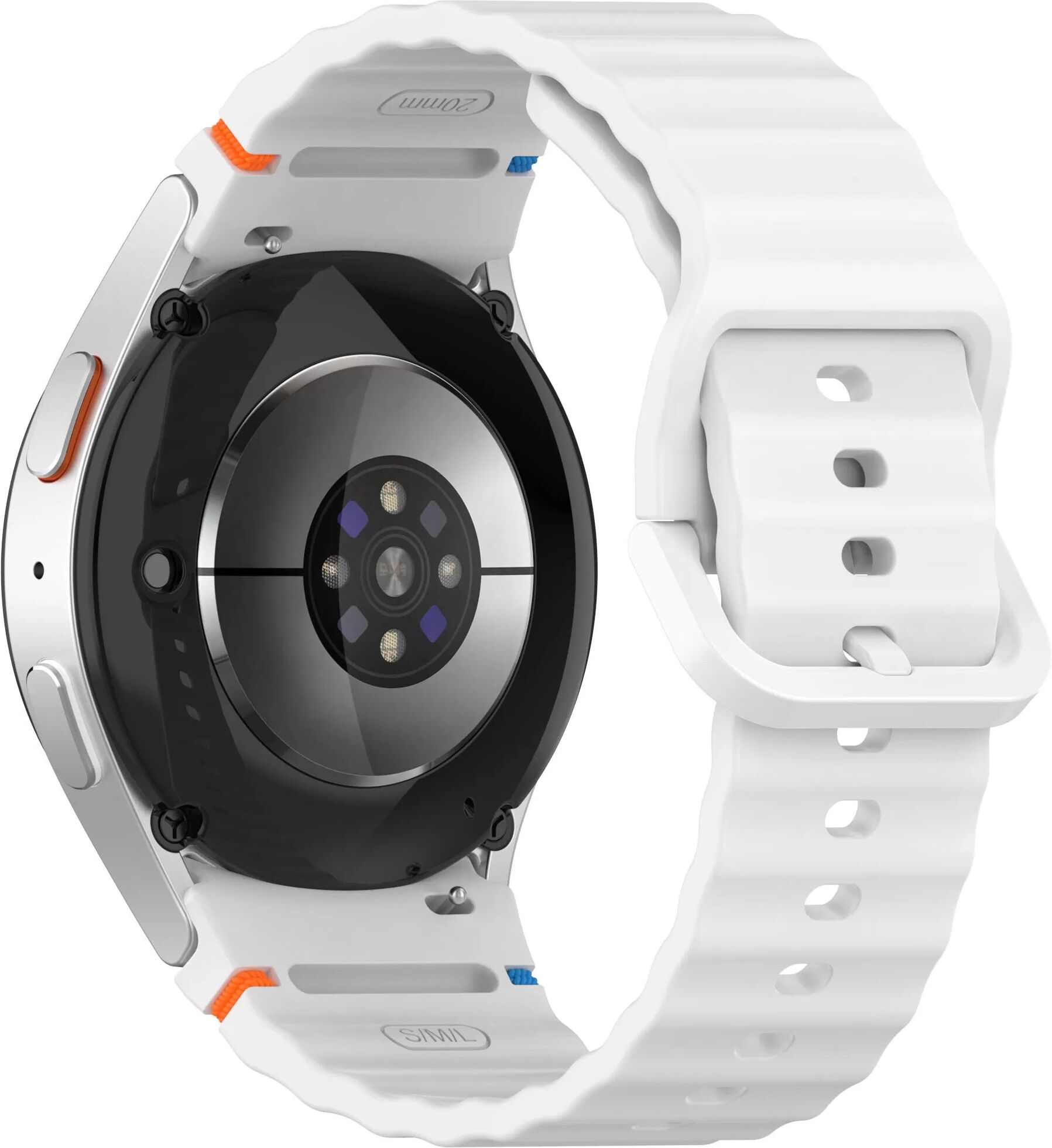 INF Silikon-Uhrenarmband für Samsung Watch 7 Weiß