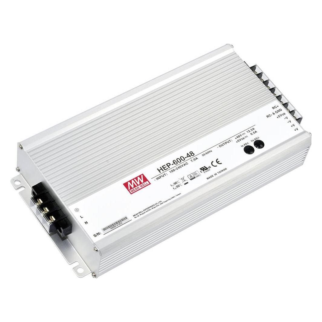 MeanWell Integriertes Schaltnetzteil mit 1 Ausgang, 42V, 14.3A (HEP-600-42)
