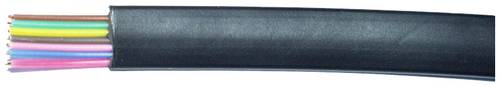 Econ connect MPFK8SW Flachbandkabel Schwarz 100m