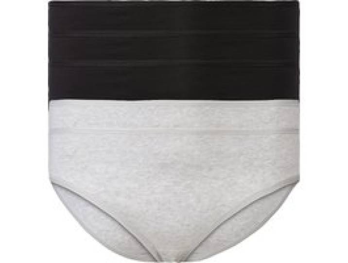 ESMARA® Lot de 5 culottes femme (noir/gris)
