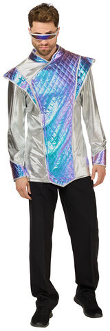 Jacke "Space" für Herren, lila/silber