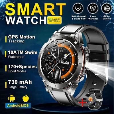Inspire Essentials Stratos Peak GPS Smartwatch With AMOLED Display And Voice Call 2