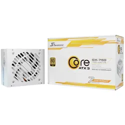 Seasonic Netzteil Core GX 750 V2 ATX 3.1 full-modular 750W 80+ Gold weiß