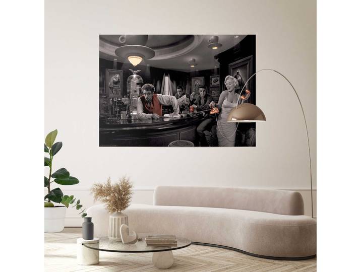 Poster Giant XXL Java Dreams Matériau : Papier Motif : Art & dessins Noir/Noir 100 x 140 x 0cm