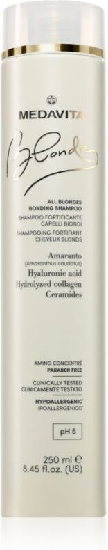 Medavita Blondie All Blondes Energising Shampoo for colour-treated hair 250 ml