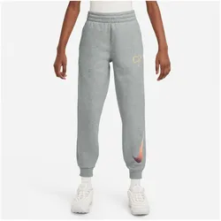 NIKE CR7 Club Fleece Jogginghose Kinder 077 - lt smoke grey/htr/metallic gold S (128-137 cm)