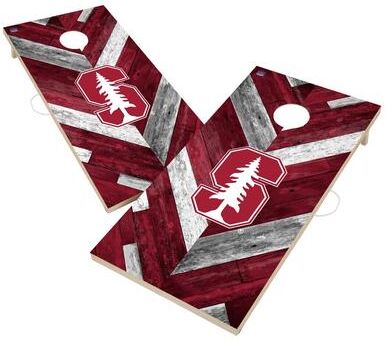 Skip's Garage Stanford University Cardinal Regulation 2x4 Cornhole Boards - V5