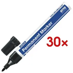 OTTO Office 30x Permanent-Marker schwarz