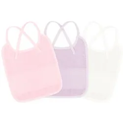 buttinette Sticklätzchen 3er-Pack, rosa/flieder/ecru