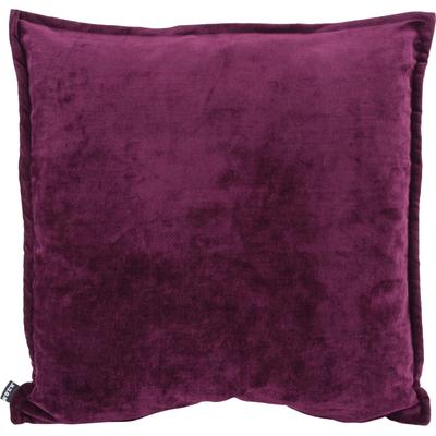 Dekokissen H.O.C.K. "Bizantina", lila (aubergine, lila, unifarben), B:60cm H:10cm L:60cm, Polyacryl, Dekokissen_Sitzkissen_Kissenhüllen, mit spürbar weicher Oberfläche, Kissenhülle mit Füllung, 1 Stück