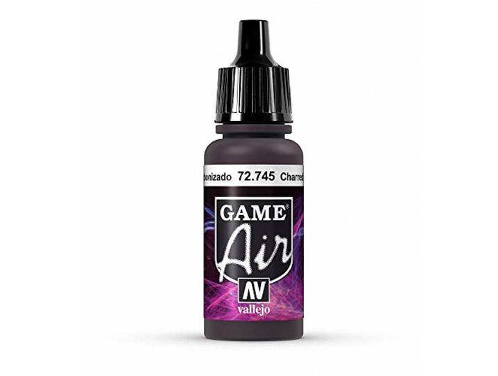 Vallejo Game Air Color 17 ml, Basiskleur Charred Brown