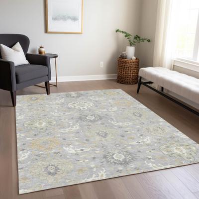 Addison Rugs Machine Washable Indoor/ Outdoor Traditional Kashan Chantille Rug