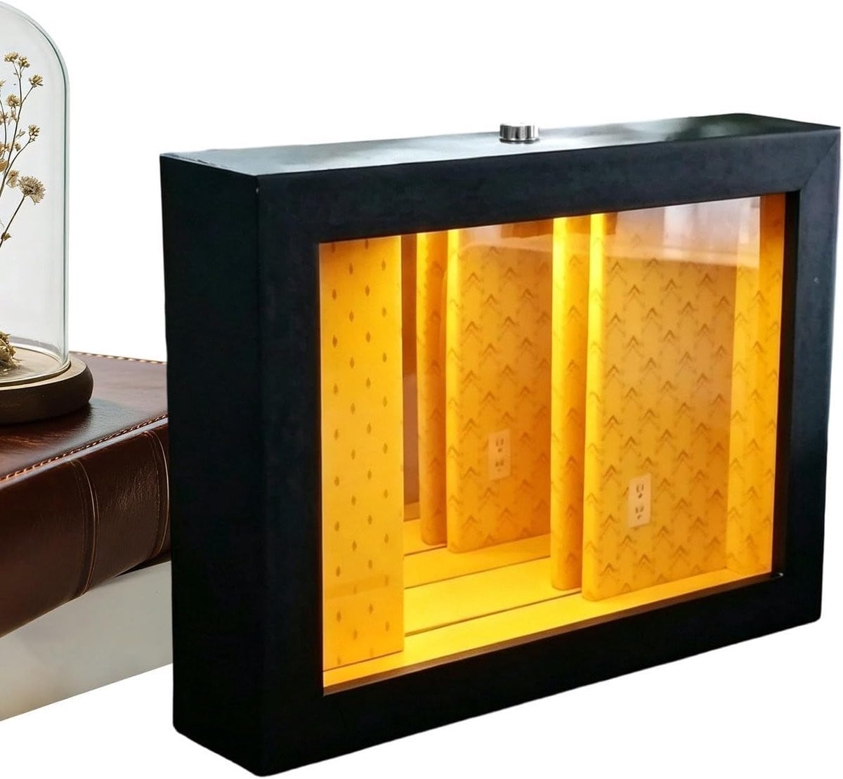 3D Abgrund Decoratieve Spiegel voor op tafel - 20 x 15 cm
