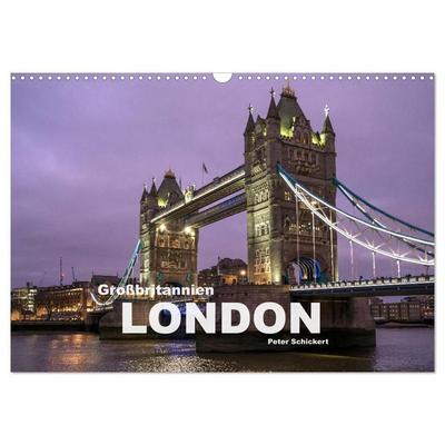 Großbritannien - London (Wandkalender 2027 DIN A3 quer), CALVENDO Monatskalender