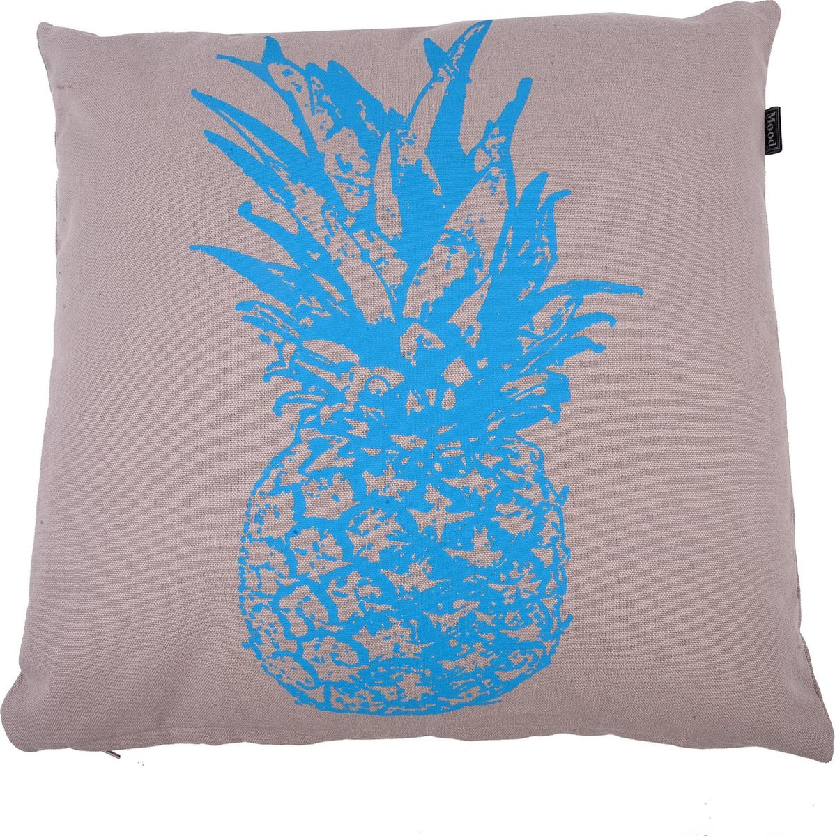 In The Mood Ananas Sierkussen Kiezel/Aqua 50x50 cm