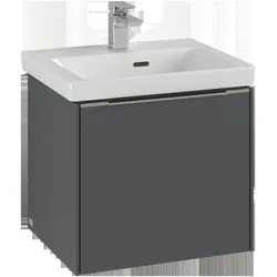 Villeroy & Boch Subway 3.0 Waschbeckenunterschrank, 1 Auszug, 473x429x408mm, C58002AH, Farbe: Front/Korpus: Wine Red, Griff: Wine Red