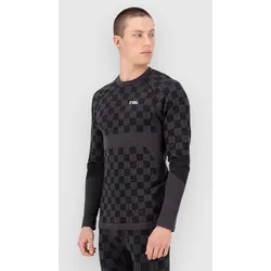 Mons Royale Ascender Merino Funktionsshirt forged iron / black Gr. XL
