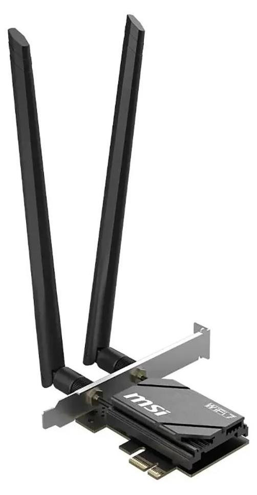 MSI Herald BE6500 WiFi 7 PCIe x1 netwerkkaart