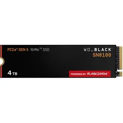 WD Black SN8100 powered by SANDISK (4000 GB, M.2 2280), SSD