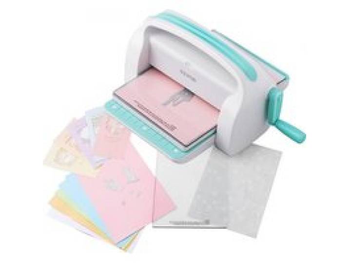 VEVOR Stanz- und Prägemaschine Scrapbooking Prägemaschine 226 mm Öffnungsgröße, My Life Handmade Starter Set, Manuelle Prägemaschine Set DIY Handwerk Karten, Einladungen, Heimdekoration usw.