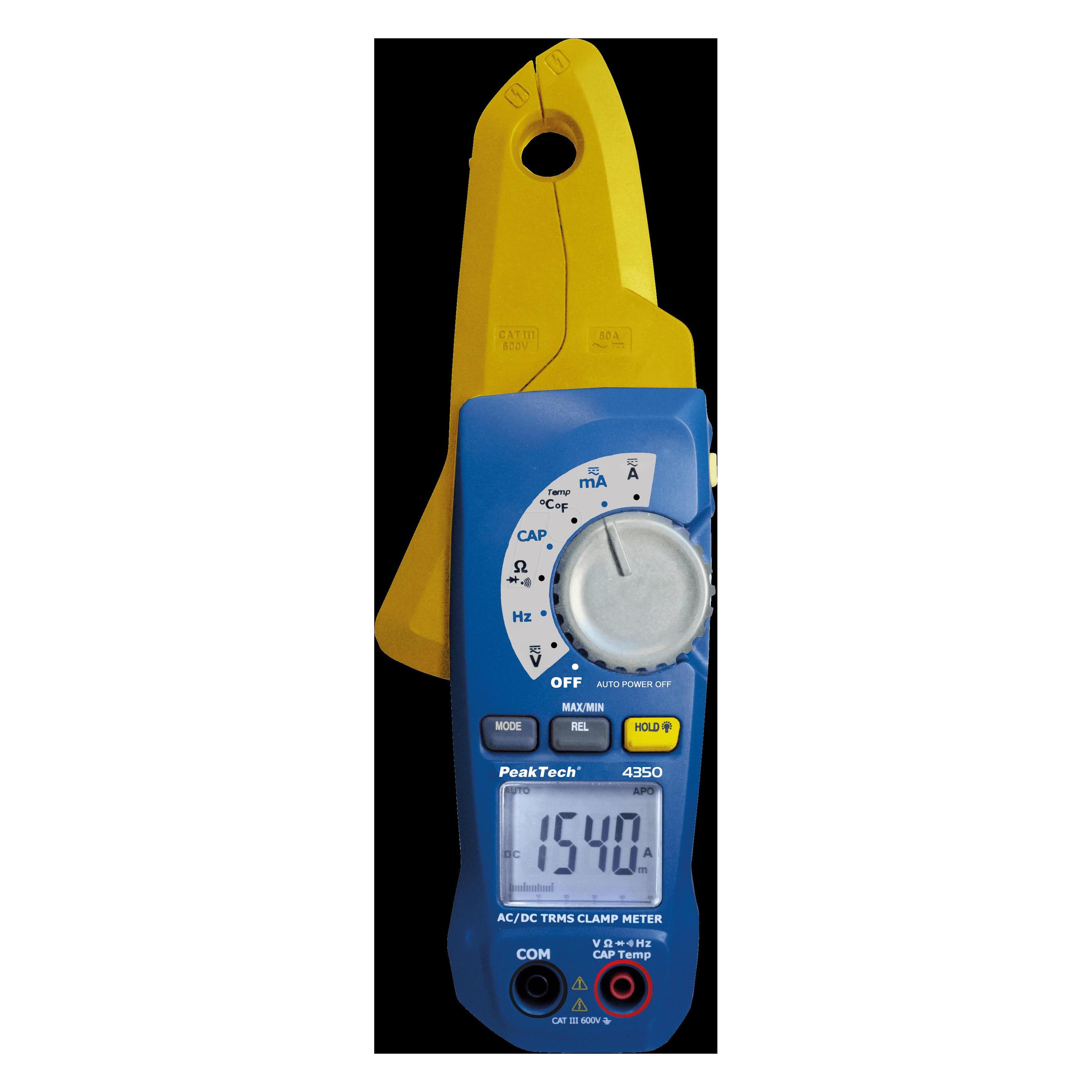 Peaktech P 4350 Stromzangenmessgerät (CAT III 600V, Zangenstrommesser) (P 4350)