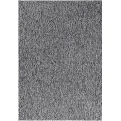 Teppich Flur Einfarbig Pflegeleicht Waschbar Strapazierfähig Wohnzimmer Schlafzimmer Grau 60x100 cm – AMMER von Kadima Design