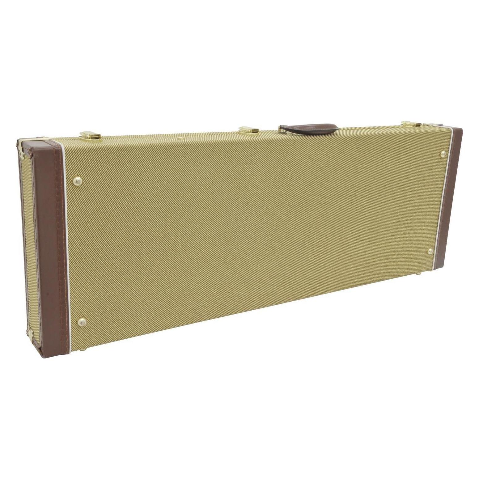 Dimavery Holz-Case für E-Gitarren, tweed (E-Gitarre) (26341036)