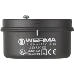 Werma, Personenschutz, Anschlusselement für Rohrmontage einschl. Abschlussdeckel CAGE CLAMP