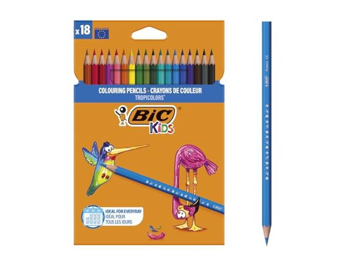 Kredki Tropicolor Pudelko 18 sztuk