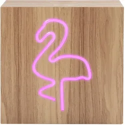 Colorblock Leuchtender Lautsprecher, Bluetooth Lautsprecher, Beige, Rosa