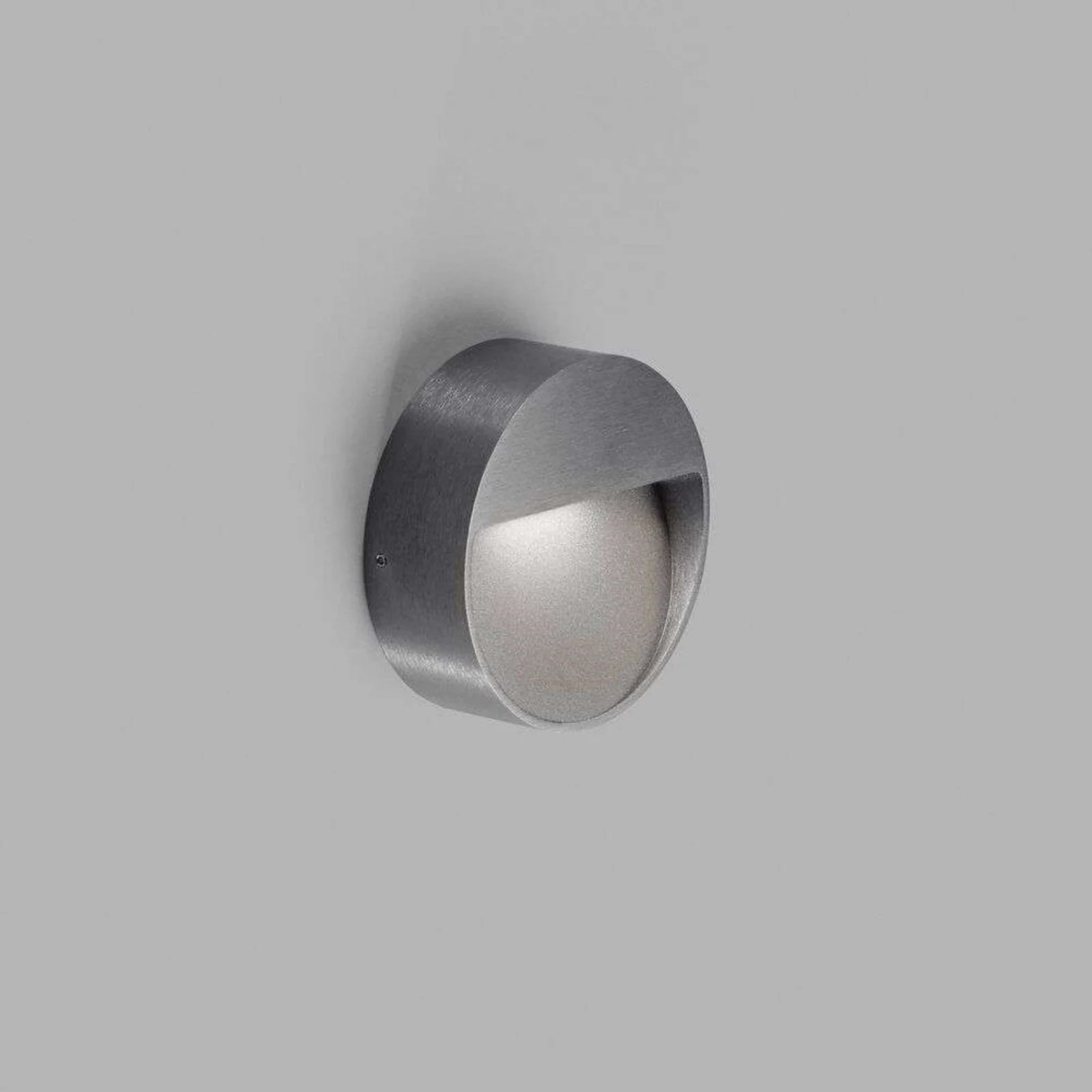 LIGHT-POINT Serious 2 wandlamp Titanium - Aluminium - IP54 - LED - 2700K