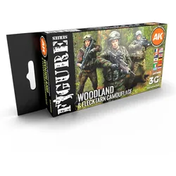 AK Woodland & Flecktarn Camouflage